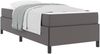 vidaXL Bettrahmen mit Matratze Grau 90 x 190 cm Stoff 3398977 Bild 2