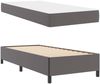 vidaXL Bettrahmen mit Matratze Grau 90 x 190 cm Stoff 3398977 Bild 5