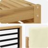 vidaXL Outdoor-Sofagarnitur 5 pcs Weiß und Creme 249 x 122,5 x 73 cm 3391685 Bild 5