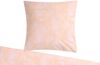 Carpe Sonno Bettwäsche Seersucker 135x200 Bügelfrei Baumwoll Bettbezug Set Sommer Orange Blau, Seersucker, 2 teilig, Kühlende Bettwaren Bügelfrei Pflegeleicht Weiß Apricot Bild 2