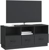 vidaXL TV-Schränk Schwarz 102 x 34,5 x 47 cm Holzwerkstoff 895366 Bild 2