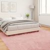 vidaXL Teppich aus Kunstschaffell TAFALLA Rosa 240 x 240 cm Polyester 42021556 Bild 4