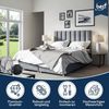 Best for Home Boxspringbett mit Bettkasten Trinity K-10 Bonellfederkern inkl. 7 cm Topper (Bonell-Matratze, gepolstertes Kopfteil, Doppelbett versch. Größen, 140x200 160x200 180x200 200x200 cm), Handwerksqualität, TOP Preis-Leistungs-Verhältnis Bild 2