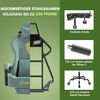 Ferghana Gaming-Stuhl Gaming-Stuhl: Kopfstütze, Lendenkissen, Armlehnen, Fußstütze (Packung), Ergonomischer PC-Stuhl,Rückenlehne 90°-125° Bild 3