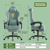 Ferghana Gaming-Stuhl Gaming-Stuhl: Kopfstütze, Lendenkissen, Armlehnen, Fußstütze (Packung), Ergonomischer PC-Stuhl,Rückenlehne 90°-125° Bild 2