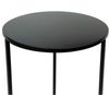 DanDiBo Blumenhocker Metall Schwarz Rund 70 cm Blumenständer Beistelltisch 96316 L Blumensäule Modern Pflanzenständer Pflanzenhocker Bild 3