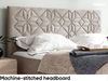MEBLINI Boxspringbett BORGIO 120x200 cm mit Bettkasten – H3/Dunkelbeige Samt Polsterbett - Gepolstert Doppelbett mit Matratze und Topper - Polsterbett mit Stauraum - Bett mit Kopfteil – Stauraumbett Bild 4