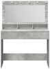 vidaXL Schminktisch Beton Grau 100 x 41 x 135 cm Holzwerkstoff 865103 Bild 4