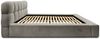 Polsterbett Doppelbett GROVE Komplettset 180x200cm in Stoff Ditra Zementgrau Bild 3