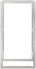 vidaXL Brennholzregal 50x28x94 cm Edelstahl 357860 Bild 4