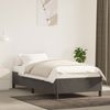 Einzelbettgestell Design für Erwachsene ohne Matratze Dunkelgrau 90x190 cm Samt d4684e Bild 2