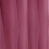 Schlaufen-Bistrogardine in B160cm x L45cm, transparente uni Scheibengardine Voile in vielen verschiedenen Farben erhältlich (bordeaux - beere) Bild 4