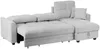 Vente-unique - LUMARIO Sofa Stoff Grau - B 155 cm x H 98 cm x L 260 cm Bild 5