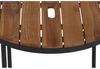 Satztisch >BAROS< (2-teilig) in Teak, Teakholz, Aluminium - 50x40x50cm (BxHxT) Bild 3