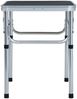 vidaXL Klappbarer Campingtisch Grau Aluminium 60x45 cm 48180 Bild 3