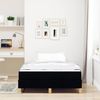 vidaXL Boxspringbett mit Matratze Schwarz 120 x 200 cm Stoff 3398558 Bild 3