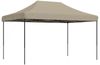 vidaXL Party-Zelt Taupe 292 x 440 x 315 cm Oxford-Stoff 42023612 Bild 2