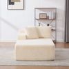 YakoHome Modulsofa Beige 174x100x74,5 cm – Fertig montiertes Wohnzimmersofa mit kuscheliger Polsterung und vielseitiger Nutzung Bild 3