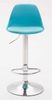 CLP 2er Set Barhocker Kiel Kunststoff höhenverstellbar und 360 Grad drehbar,blau chrom Bild 2