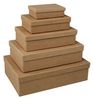 Pappmaché Boxen Set, FSC Recycled 100%, 10x7-26x17cm, rechteckig,... Bild 1