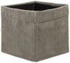 Lycce faltbare Aufbewahrungsbox, 2er Set - Cord, passend für Kallax Regal, abnehmbarer Bezug, robust, formstabil Taupe 31x33x33cm Bild 3