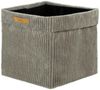 Lycce faltbare Aufbewahrungsbox, 2er Set - Cord, passend für Kallax Regal, abnehmbarer Bezug, robust, formstabil Taupe 31x33x33cm Bild 2