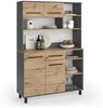 Küchenbuffet Pure Artisan-Eiche/Anthrazit 120.2 x 177 cm Vicco Bild 5