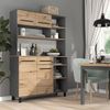 Küchenbuffet Pure Artisan-Eiche/Anthrazit 120.2 x 177 cm Vicco Bild 3