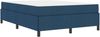 vidaXL Boxspringbett mit Matratze Blau 140 x 190 cm Stoff 3398863 Bild 4