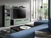 Vitrine (B/H/T: 36x125x33 cm) in Smoke Green Nachbildung Bild 5