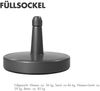 Doppler Schirmständer Füllsockel 70 L rund ø 69 cm befüllbar 85899 Weiss Bild 3