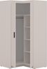 AX LIVING Schrank Modern Eckschrank Beige Storicos 97,8 x190,5 x97,8cm Bild 3