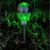 Online-Fuchs LED Solarleuchte 4er Set Solarleuchten mit BLÄTTER Lichtspiel für außen, Outdoor, Solarlampen auch zum Aufhängen oder als Tischleuchte, Warmweiß oder Farbwechsel, 42 cm groß - Deko für Balkon, Terrasse und Garten Bild 2