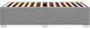 vidaXL Bettgestell ohne Matratze Hellgrau 100x200 cm Stoff 3284450 Bild 5