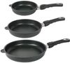 AMT Bratpfanne mit abnehmbarerm Griff, induktionsgeeignet, Aluminiumguss schwarz, 20,0 cm Bild 2