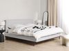 Bett mit Lattenrost CORIO 180 x 200 cm Stoff Hellgrau Bild 3