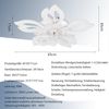 oyajia Deckenleuchte Leise Deckenventilator mit Beleuchtung, 85W Deckenlampe Mit Ventilator, LED fest integriert, Kaltweiß, Neutralweiß, Warmweiß, 6 Geschwindigkeit Blume Deckenleuchte,mit Fernbedienung Dimmbar Bild 4
