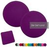 heimtexland Â® Sitzkissen Set Filz Stuhlkissen Stuhlauflage Filzkissen Stuhl Polster Kissen Typ631 2er Set 35 x 35 cm Eckig Lila Bild 4