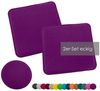 heimtexland Â® Sitzkissen Set Filz Stuhlkissen Stuhlauflage Filzkissen Stuhl Polster Kissen Typ631 2er Set 35 x 35 cm Eckig Lila Bild 5