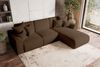 99rooms Gusto Ecksofa Cordstoff POSO Braun Rechts mit Schlaffunktion Bild 3