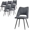 ML-DESIGN Stuhl Esszimmerstühle mit Rückenlehne moderne Design Lounge Küchenstühle (6 St), Polsterstuhl Esstischstühle 6er Set Clubsessel Polyester bis 120kg Bild 5