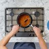 Ninja Foodi ZEROSTICK 20cm Kochtopf mit Glasdeckel, langlebig, antihaftbeschichtet, hart eloxiertes Aluminium, induktionsgeeignet, Backofen- und spülmaschinenfest, Edelstahlgriff, Grau, C30220EU Bild 3