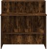 vidaXL Empfangstheke Räuchereiche 100x50x103,5 cm Holzwerkstoff 859028 Bild 5