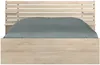 Vente-unique - TENALIA Bett Holz, Platte Beige - B 216,8 cm x H 98,2 cm x L 222,8 cm Bild 5