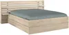 Vente-unique - TENALIA Bett Holz, Platte Beige - B 216,8 cm x H 98,2 cm x L 222,8 cm Bild 3