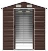 vidaXL Gartenhaus Braun 191 x 215 x 198 cm Verzinkter Stahl 3188265 Bild 5