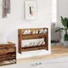 vidaXL Wand-Schuhregal Altholz-Optik 80x18x60 cm Holzwerkstoff 856542 Bild 3