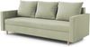AX LIVING Hyden 3-Sitzer Sofa mit Schlaffunktion 222 cm breit in Salbeigrün Bild 2