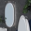 CLP Badspiegel Karishma 70x50 cm Anti-Beschlag LED-Beleuchtung mit/ohne Bluetooth,mit Bluetooth Bild 2