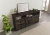 Sideboard Mango 180x45x90 grau lackiert RAILWAY #267 Bild 2